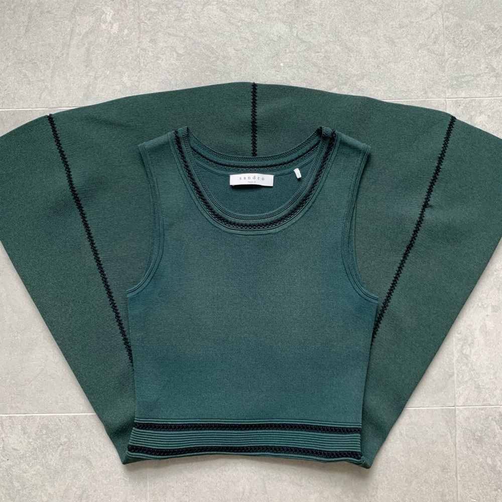 SANDRO stretch knit dress